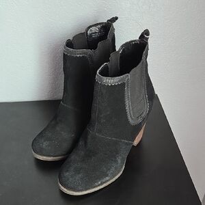 Black Suede Ankle Boots